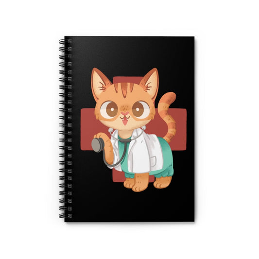 Meowdical Heroes Spiral Notebook