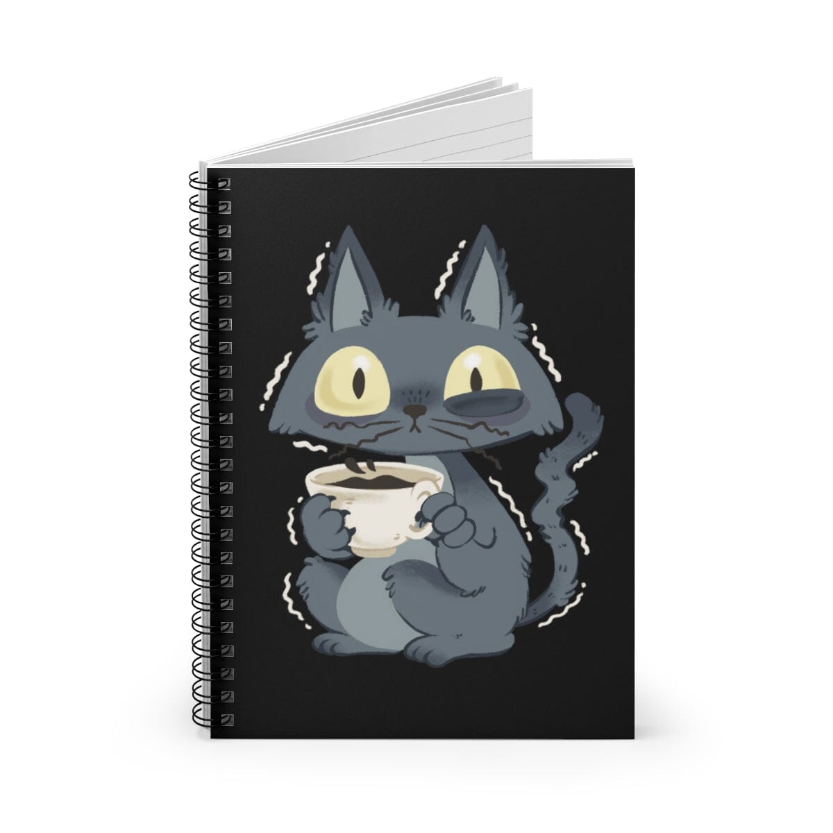 Catfeintated Spiral Notebook