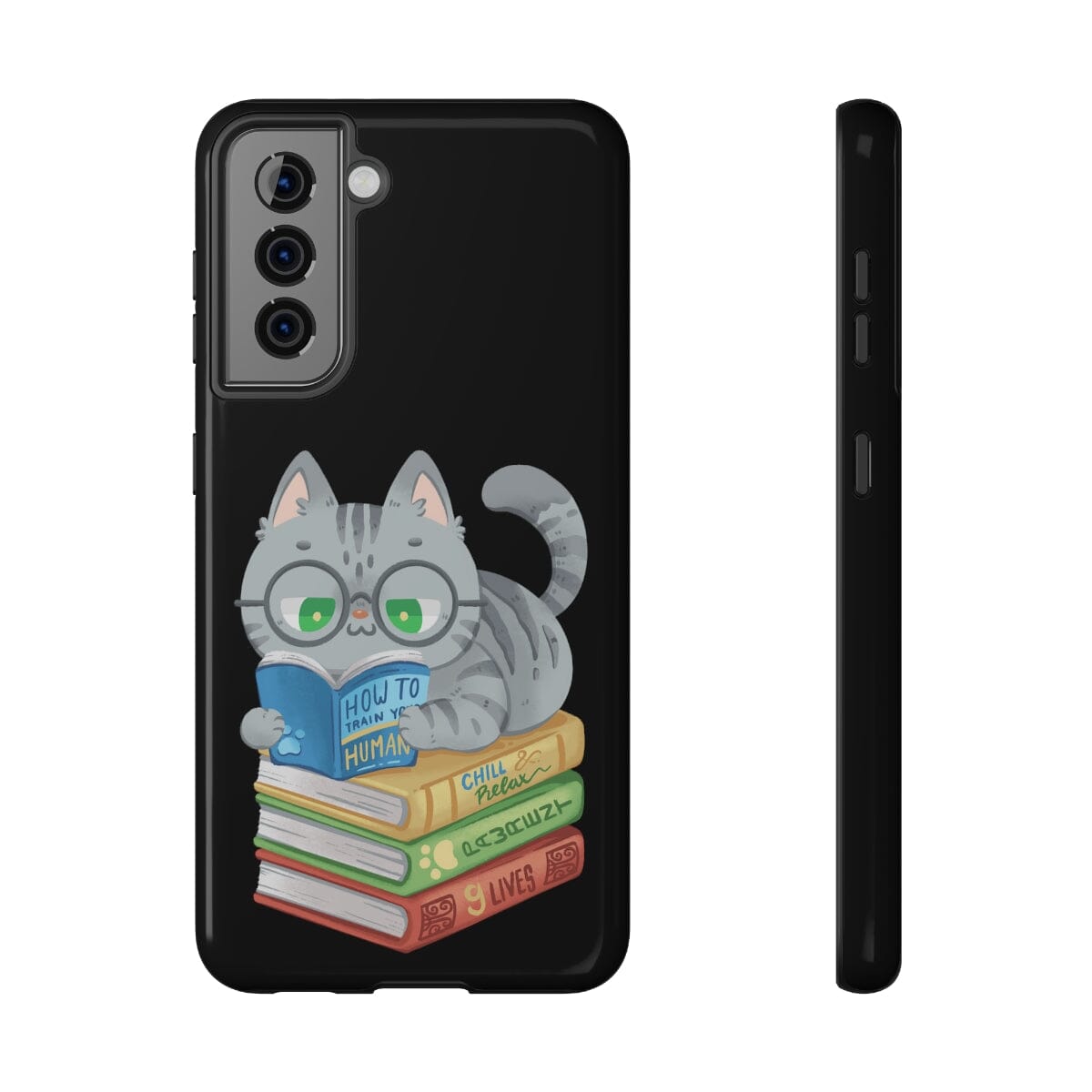 Cats and Books Tough Samsung Case