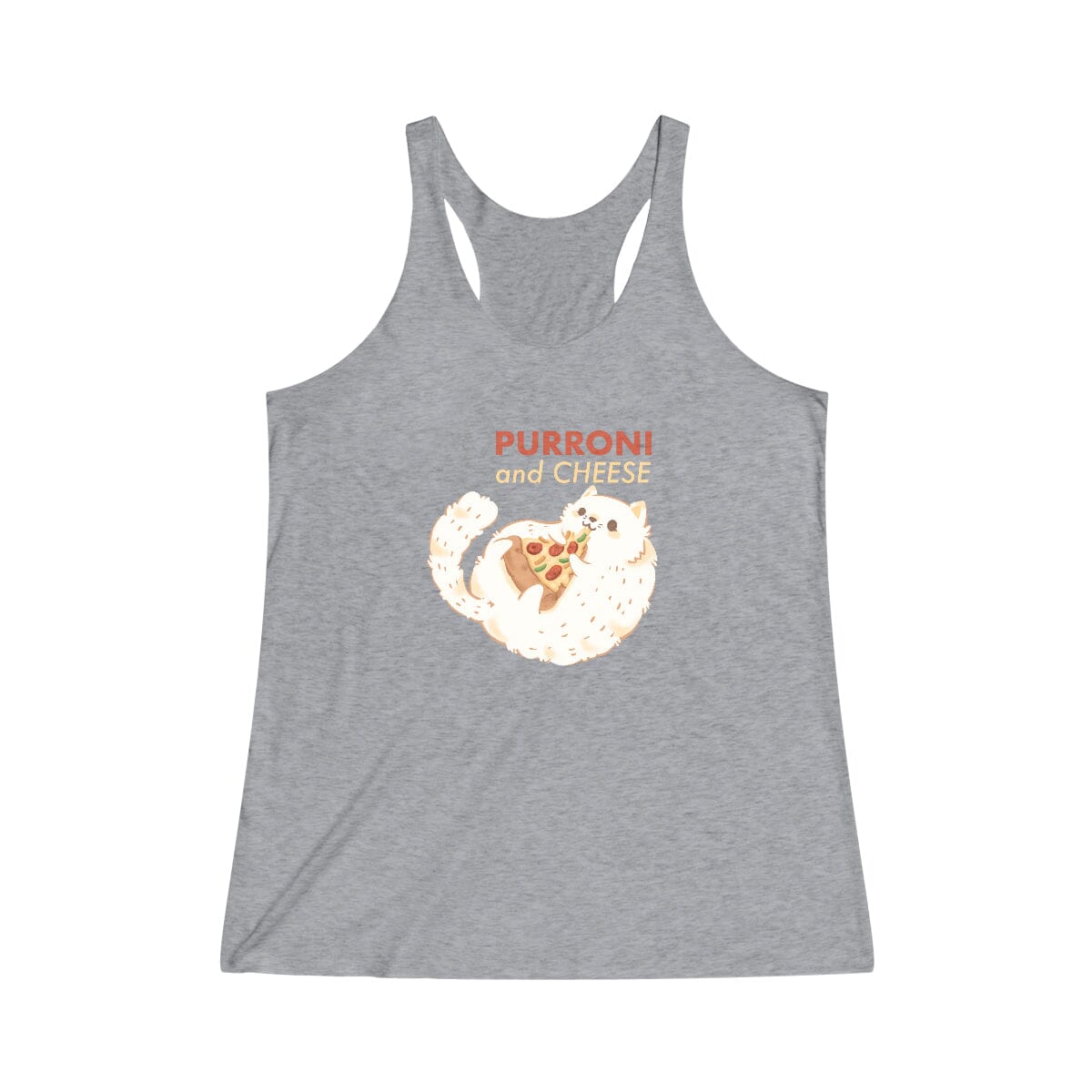 Purroni and Cheese Racerback Tank