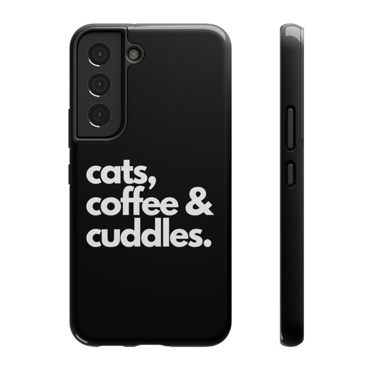 Cats Coffee & Cuddles Tough Samsung Case