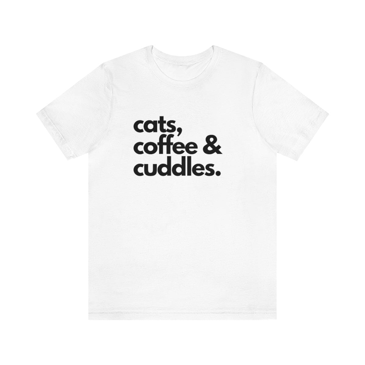 Cats Coffee & Cuddles Premium Unisex Tee