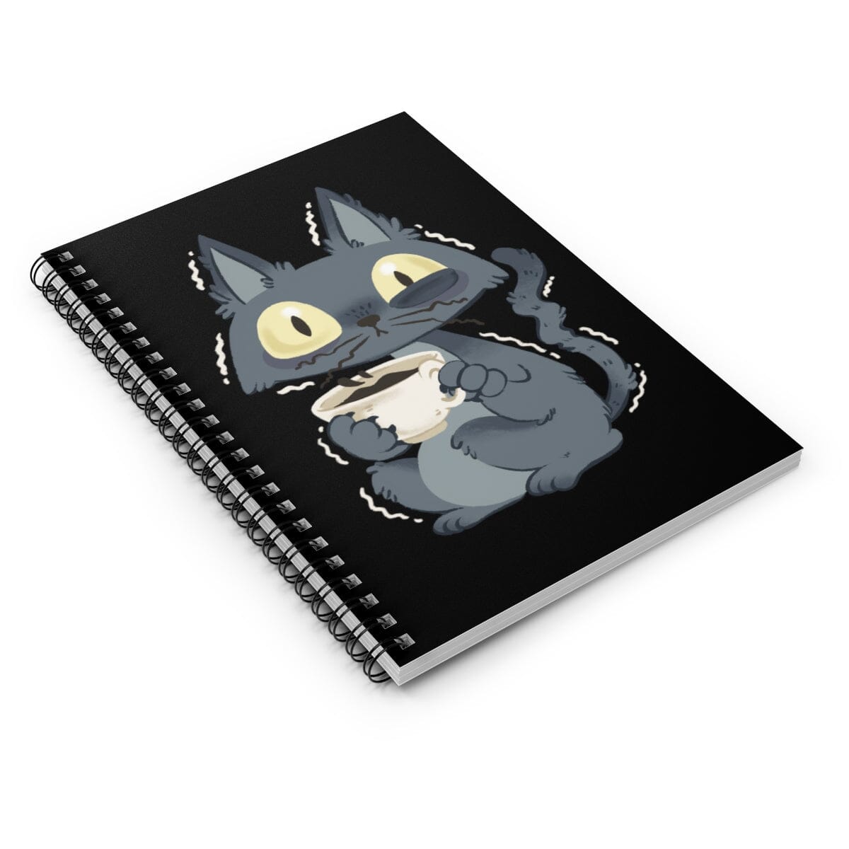 Catfeintated Spiral Notebook