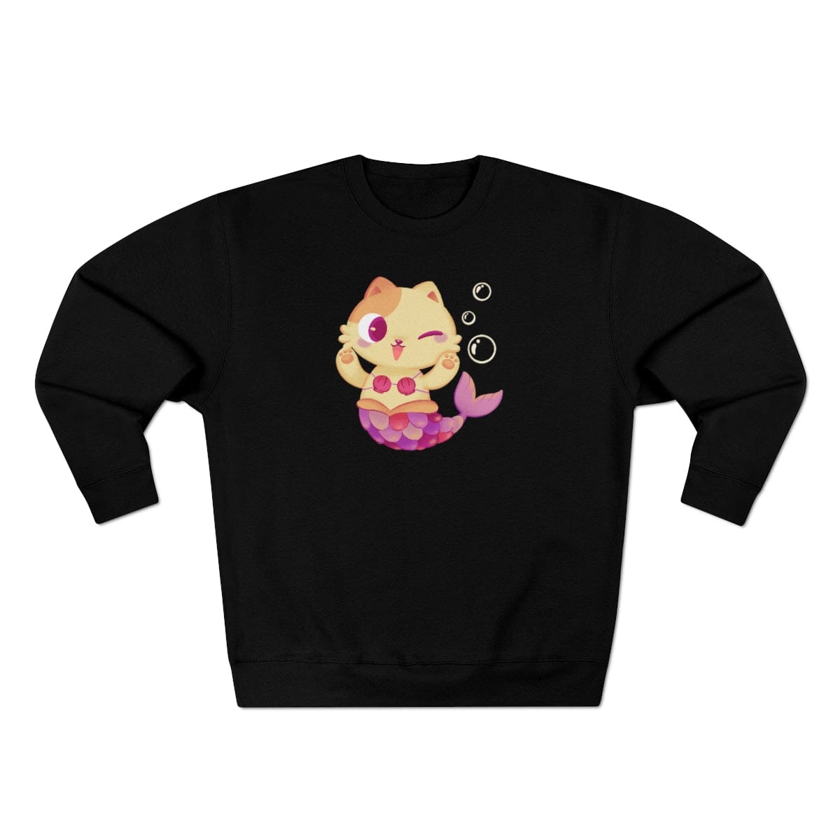 Meowmaid (Pink) Unisex Crewneck Sweatshirt