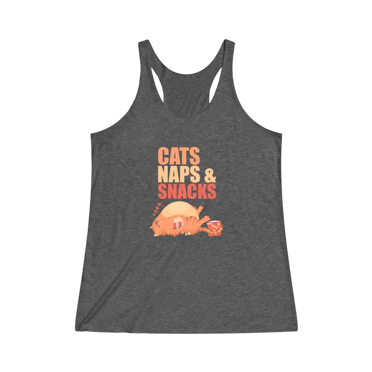 Cats Naps & Snacks Racerback Tank