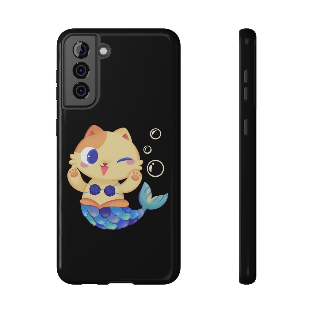 Meowmaid (Blue) Tough Samsung Case