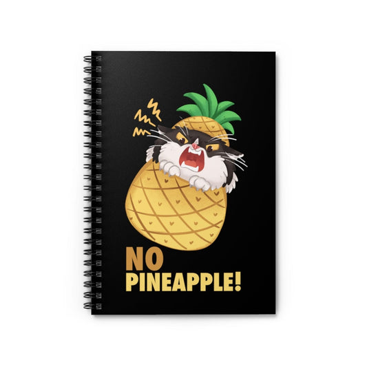 eatdrinkcat x W & F No Pineapple! Spiral Notebook
