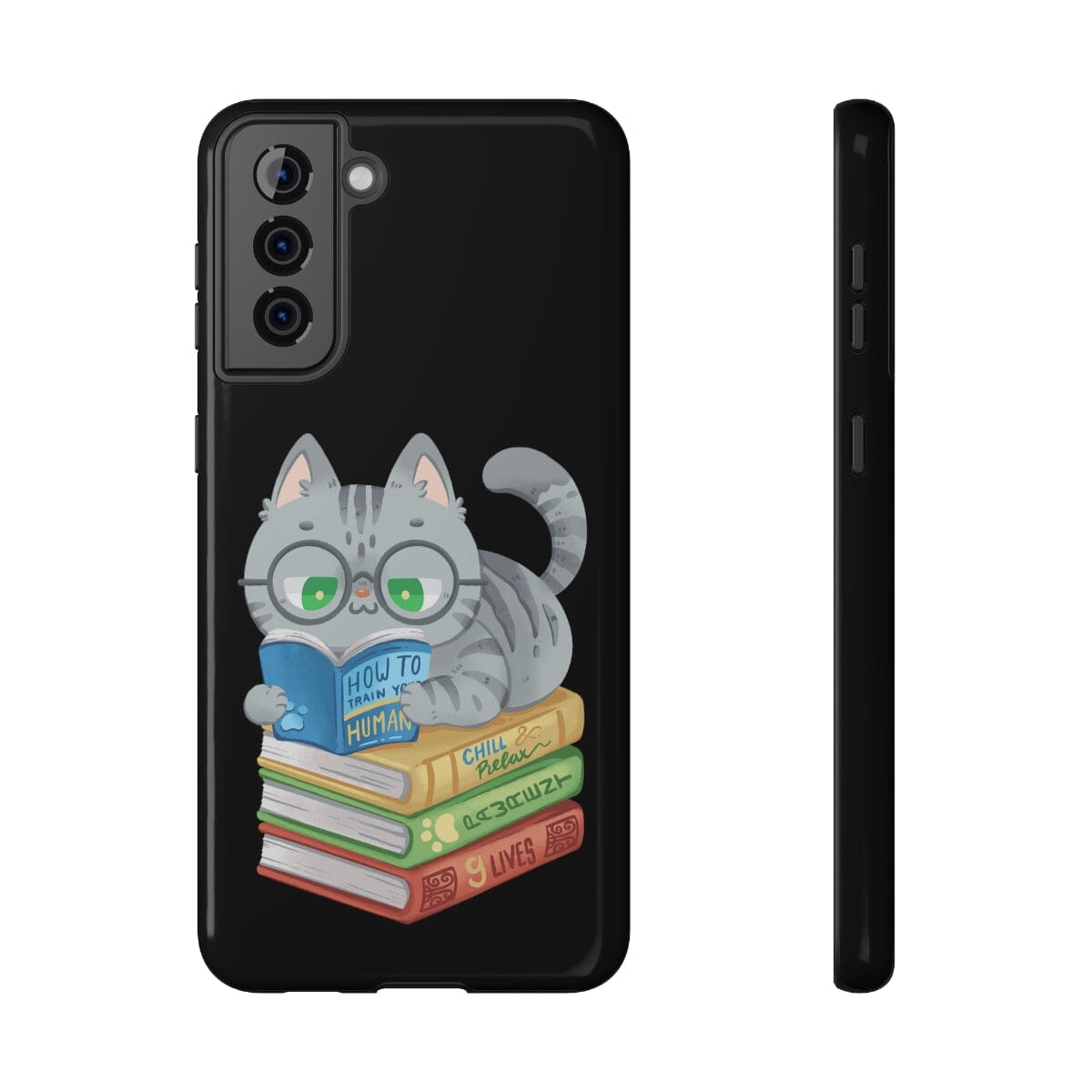 Cats and Books Tough Samsung Case