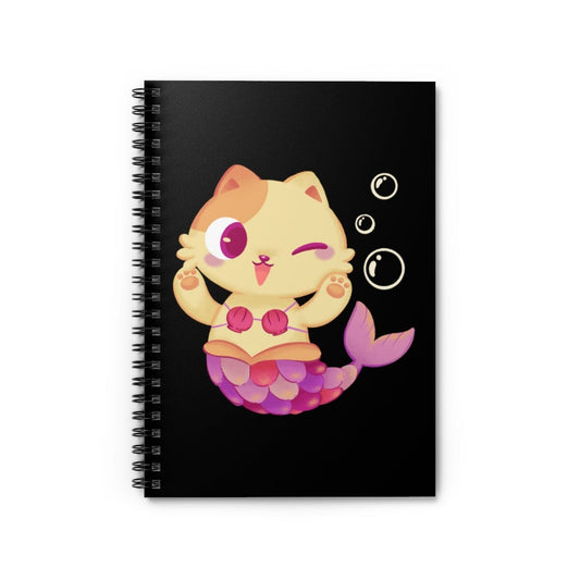 Meowmaid (Pink) Spiral Notebook