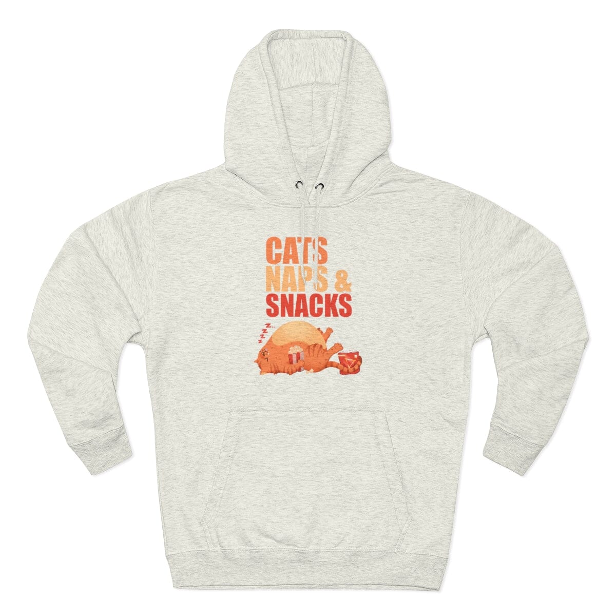 Cats Naps And Snacks Unisex Hoodie