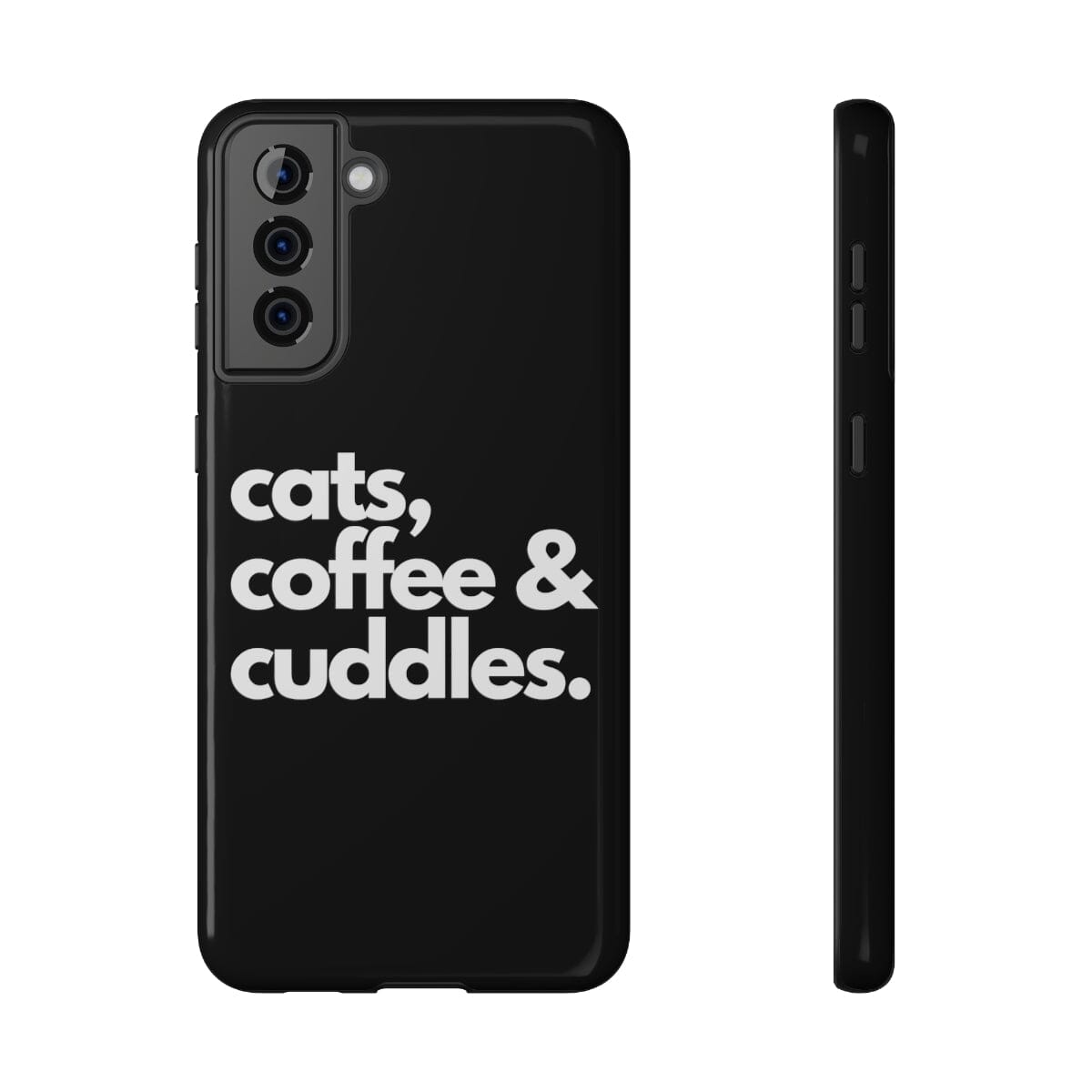 Cats Coffee & Cuddles Tough Samsung Case