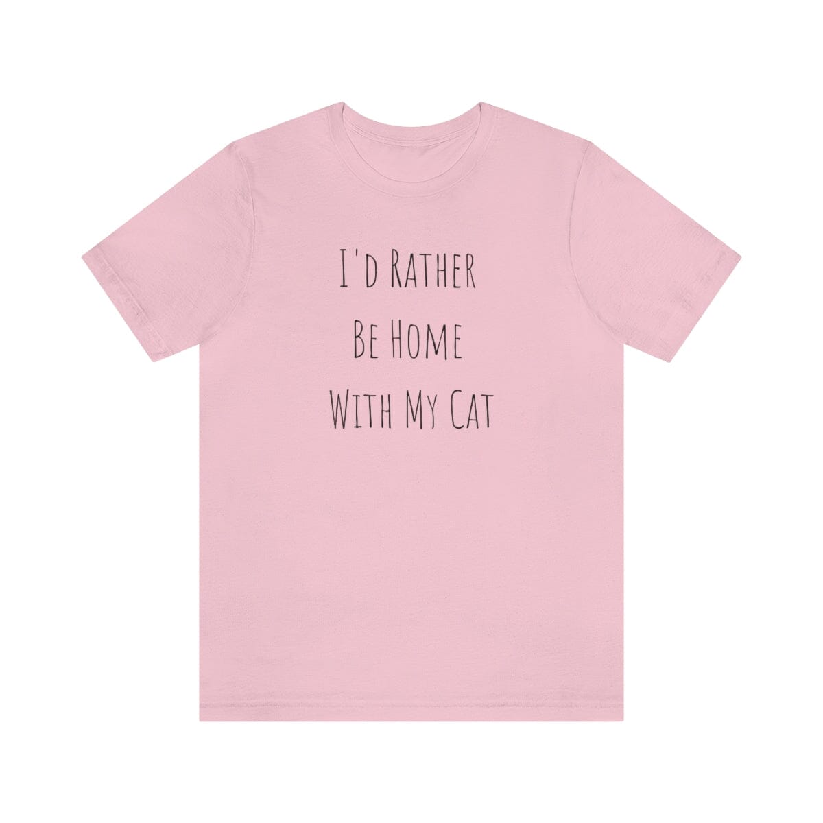 I'd Rather Be Home With My Cat Premium Unisex Tee