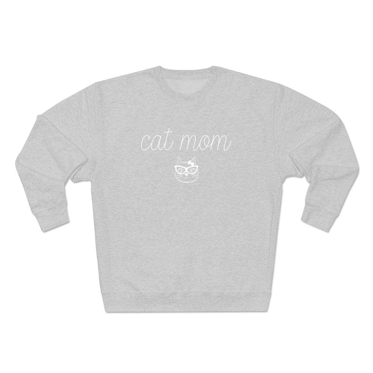 Cat Mom Unisex Crewneck Sweatshirt