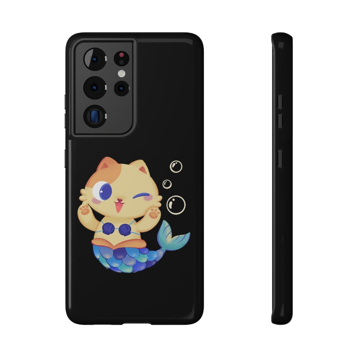 Meowmaid (Blue) Tough Samsung Case