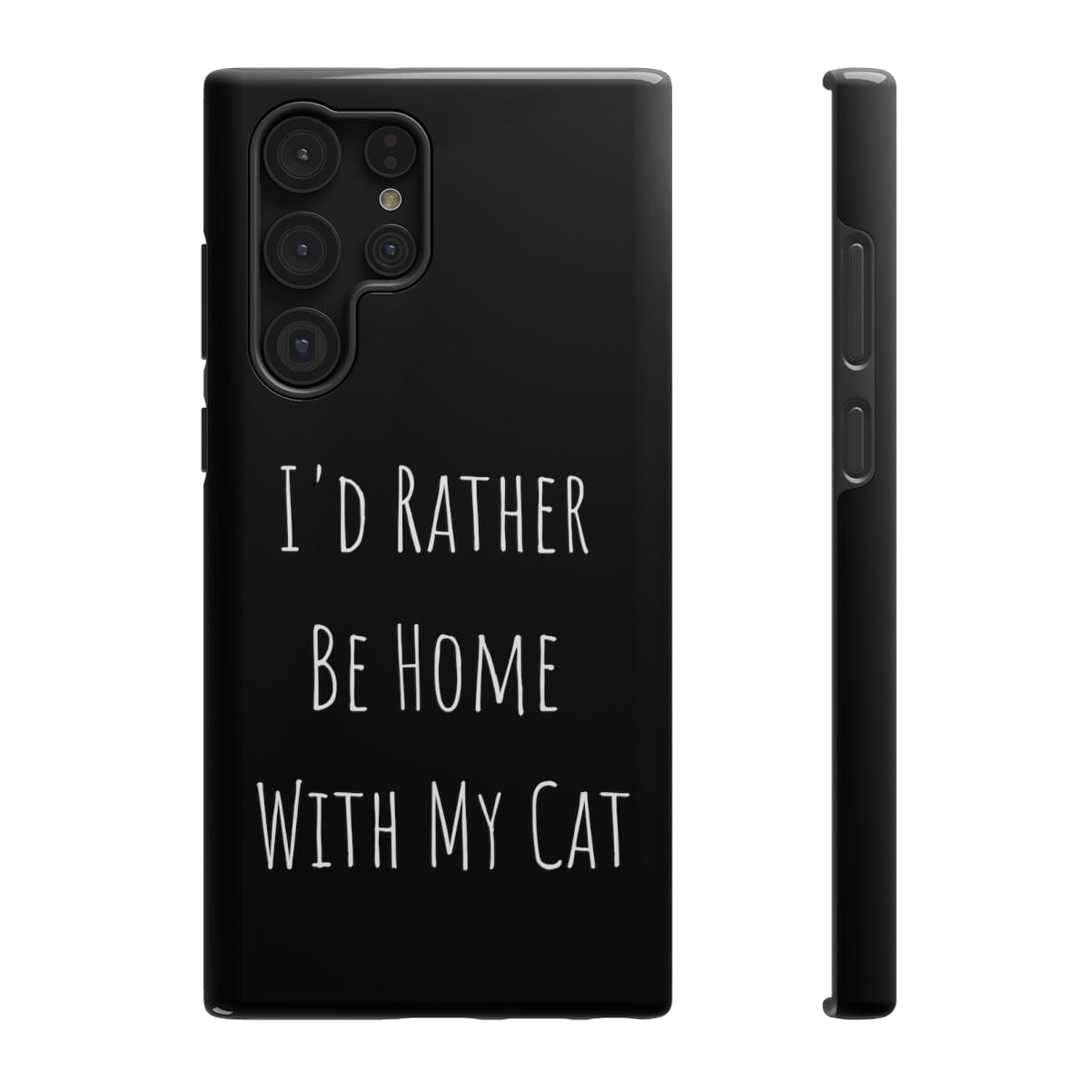 I'd Rather Be Home With My Cat Tough Samsung Case