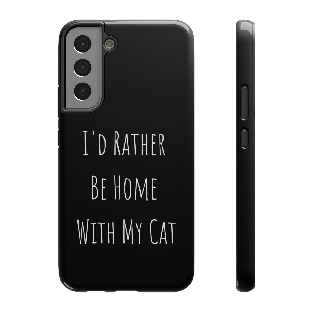 I'd Rather Be Home With My Cat Tough Samsung Case