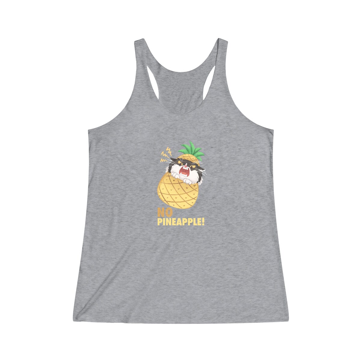 eatdrinkcat x W & F No Pineapple! Racerback Tank