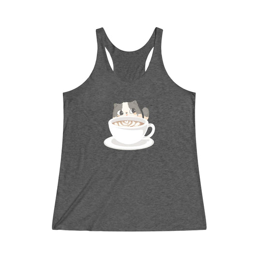 Meowlatte Racerback Tank