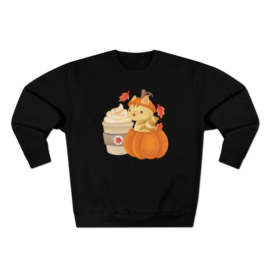Pumpkin Spice Kitten Unisex Crewneck Sweatshirt