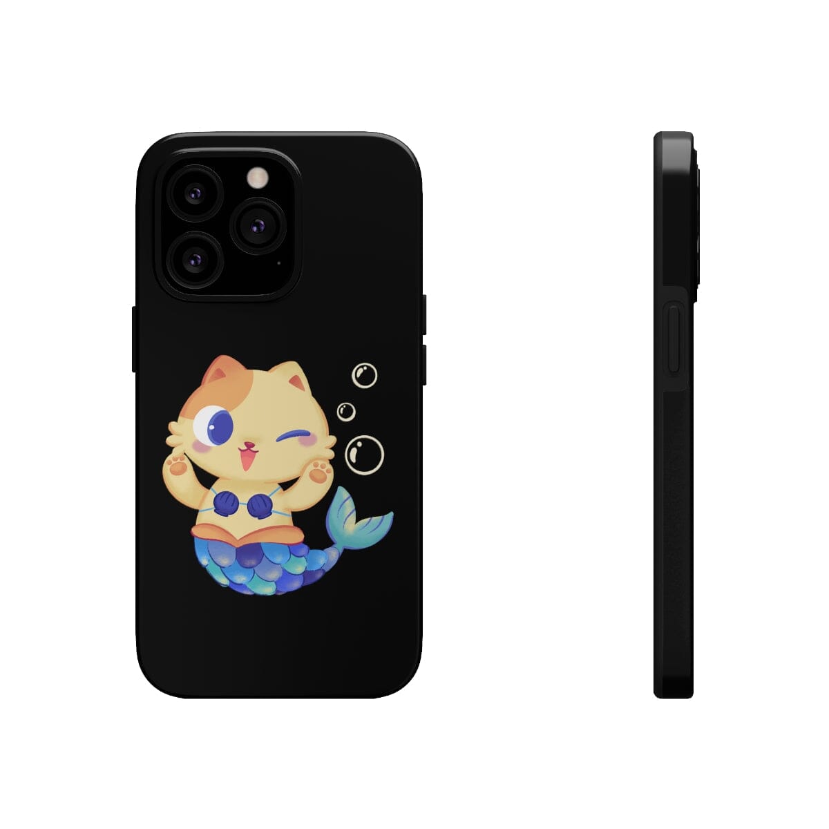 Meowmaid (Blue) Tough iPhone Case by Case Mate