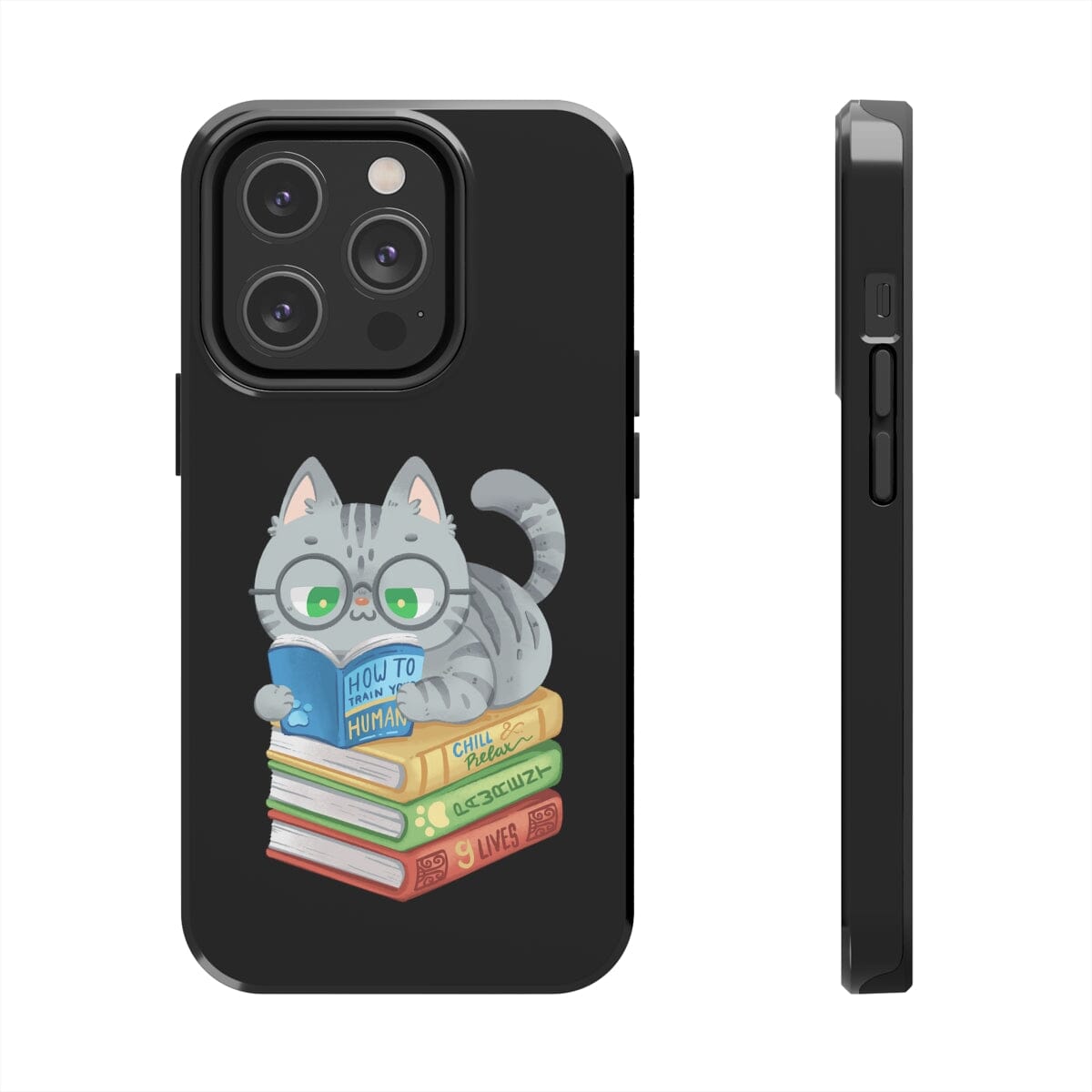 Cats and Books Tough iPhone Case by Case Mate
