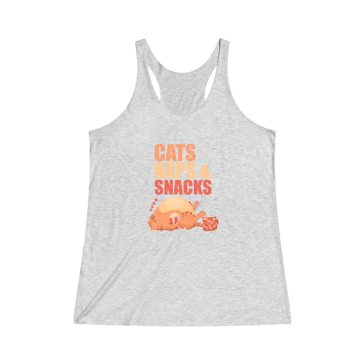 Cats Naps & Snacks Racerback Tank