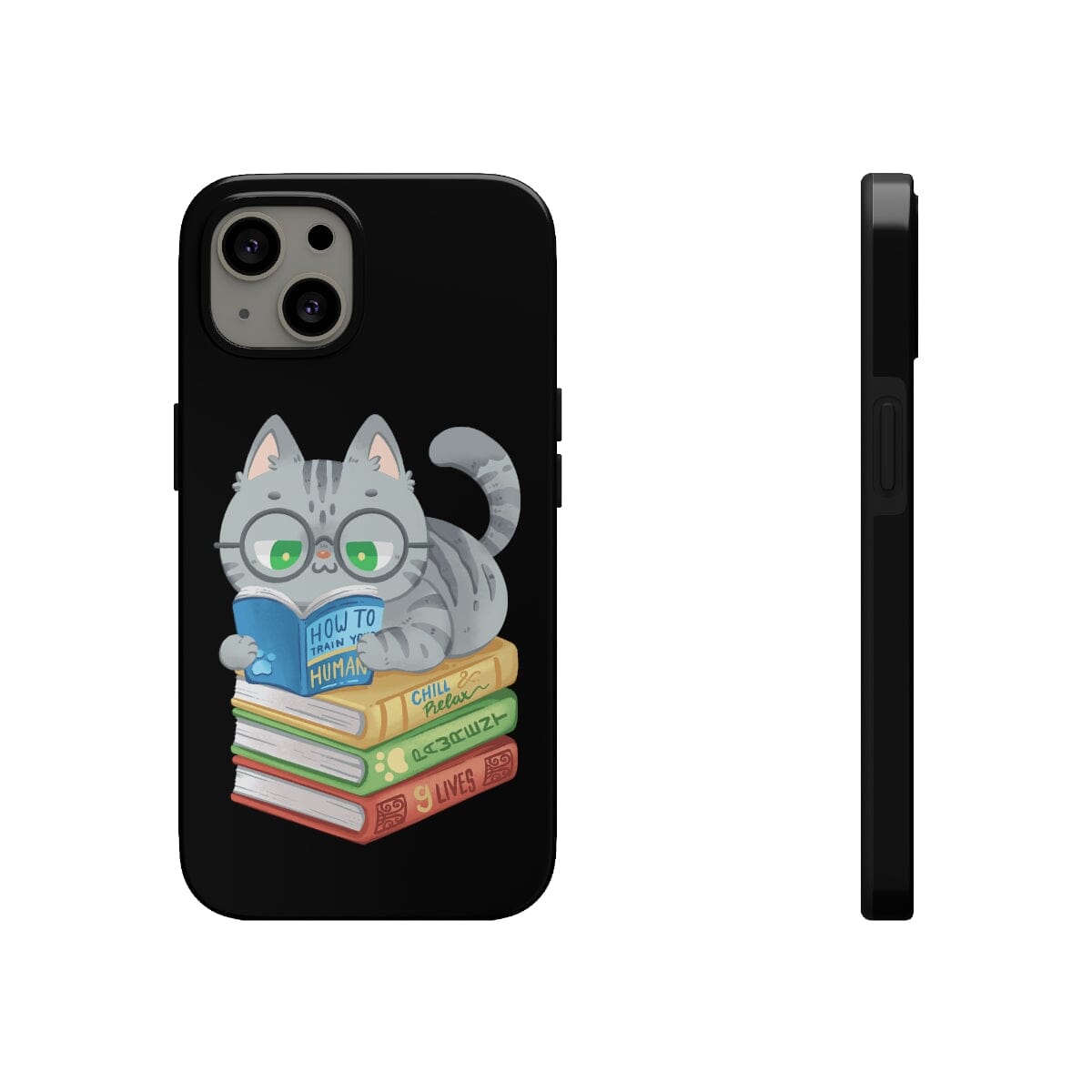Cats and Books Tough iPhone Case by Case Mate