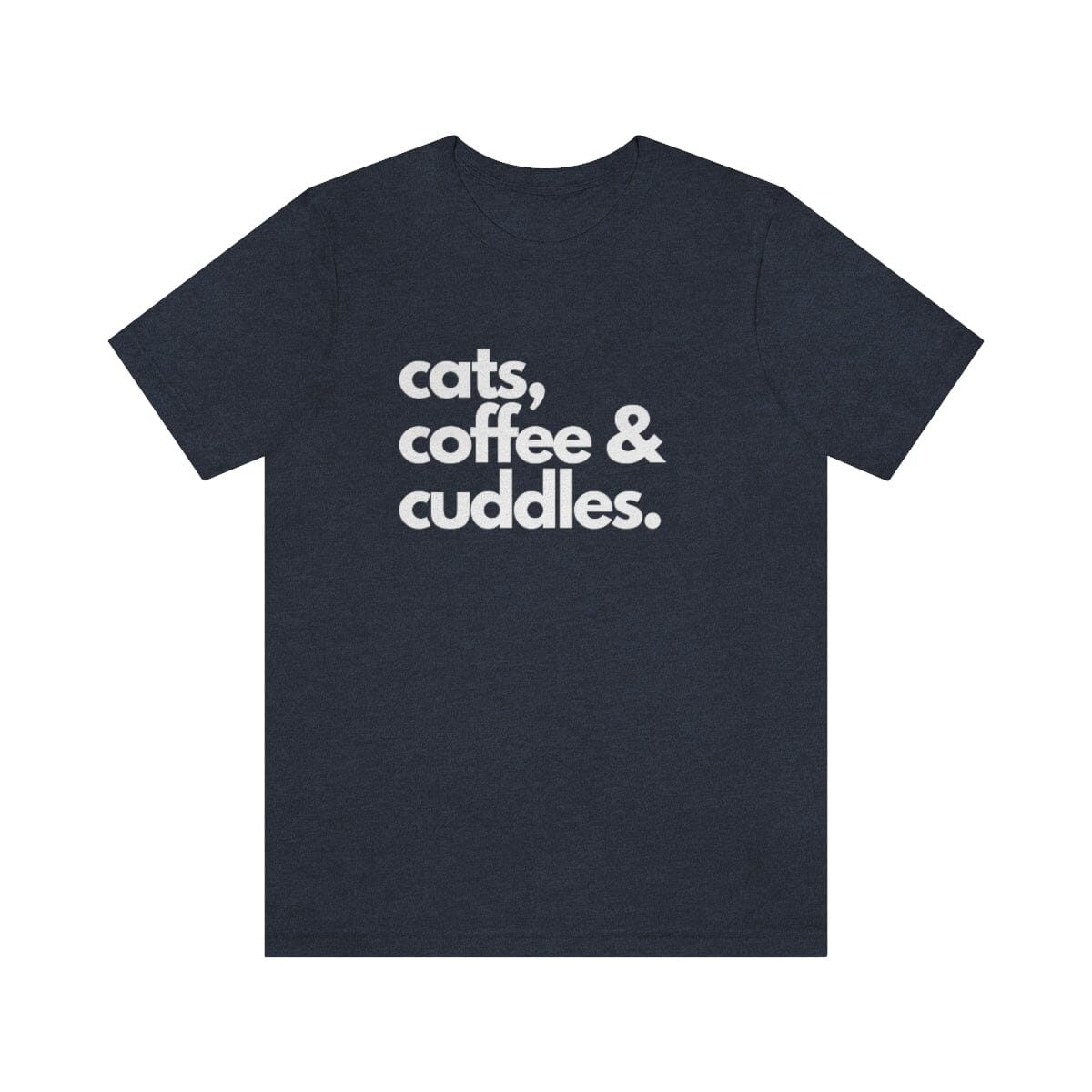 Cats Coffee & Cuddles Premium Unisex Tee