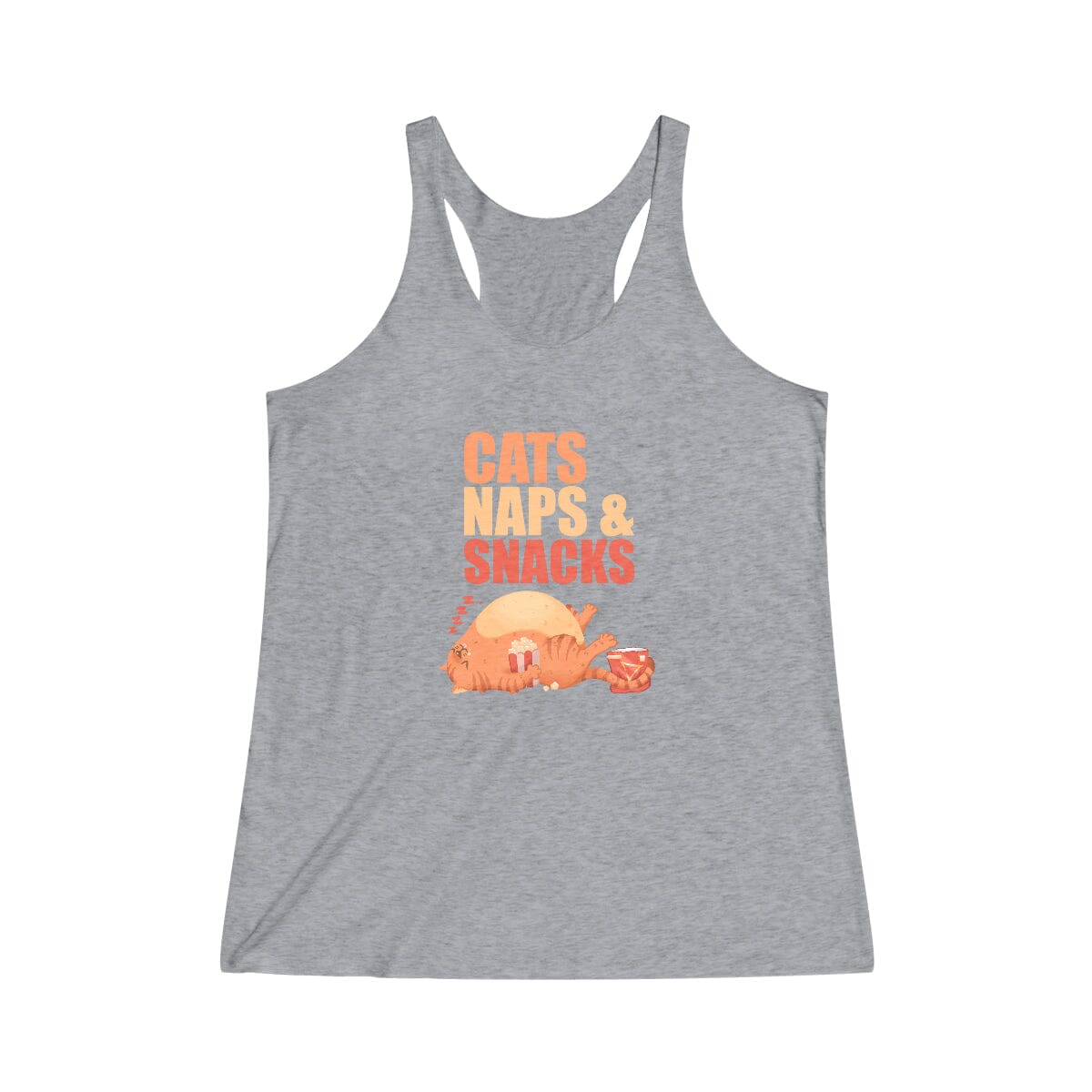 Cats Naps & Snacks Racerback Tank