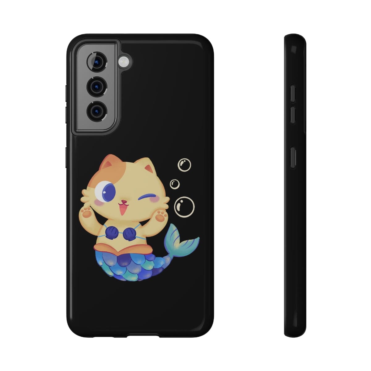 Meowmaid (Blue) Tough Samsung Case