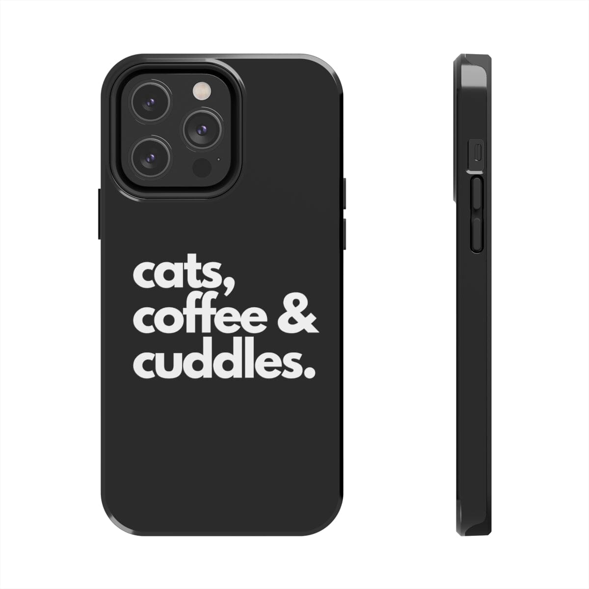 Cats Coffee & Cuddles Tough iPhone Case by Case Mate