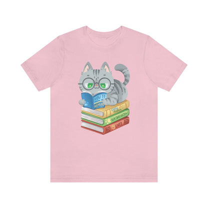 Cats and Books Premium Unisex Tee