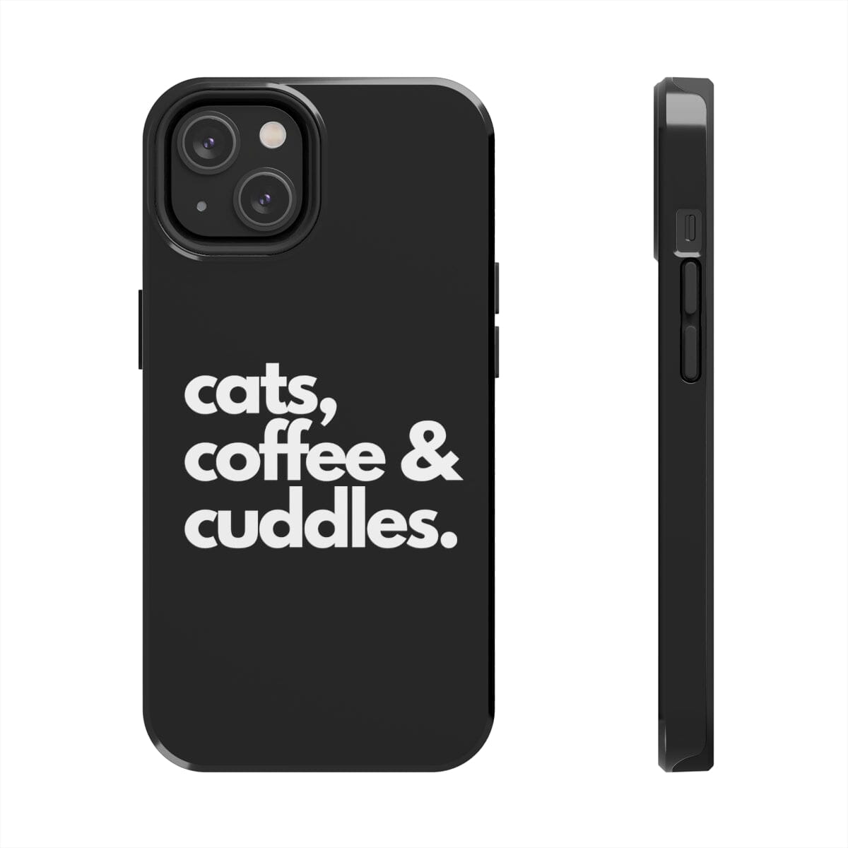 Cats Coffee & Cuddles Tough iPhone Case by Case Mate