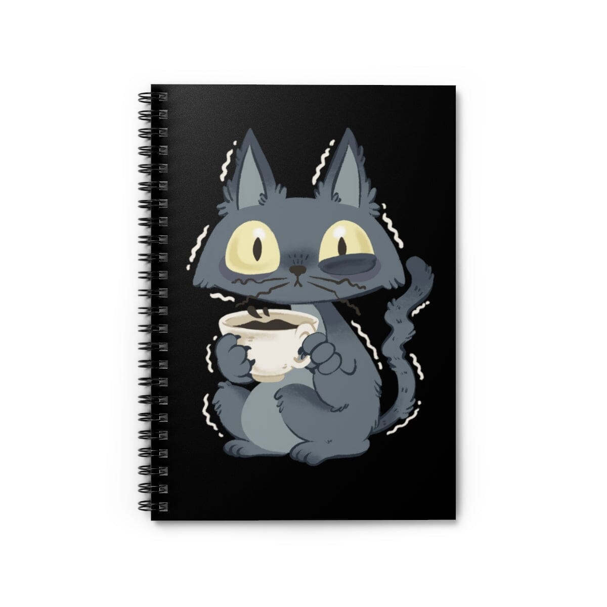 Catfeintated Spiral Notebook