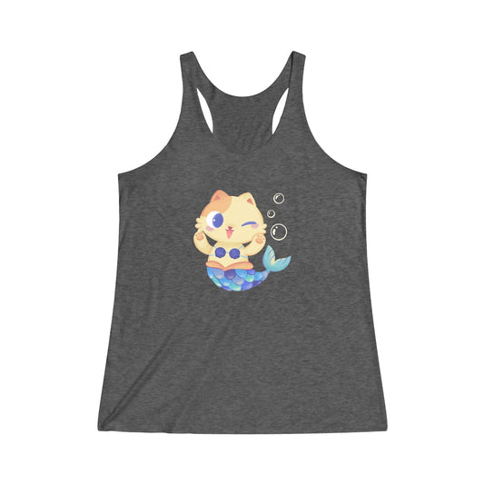 Meowmaid (Blue) Racerback Tank