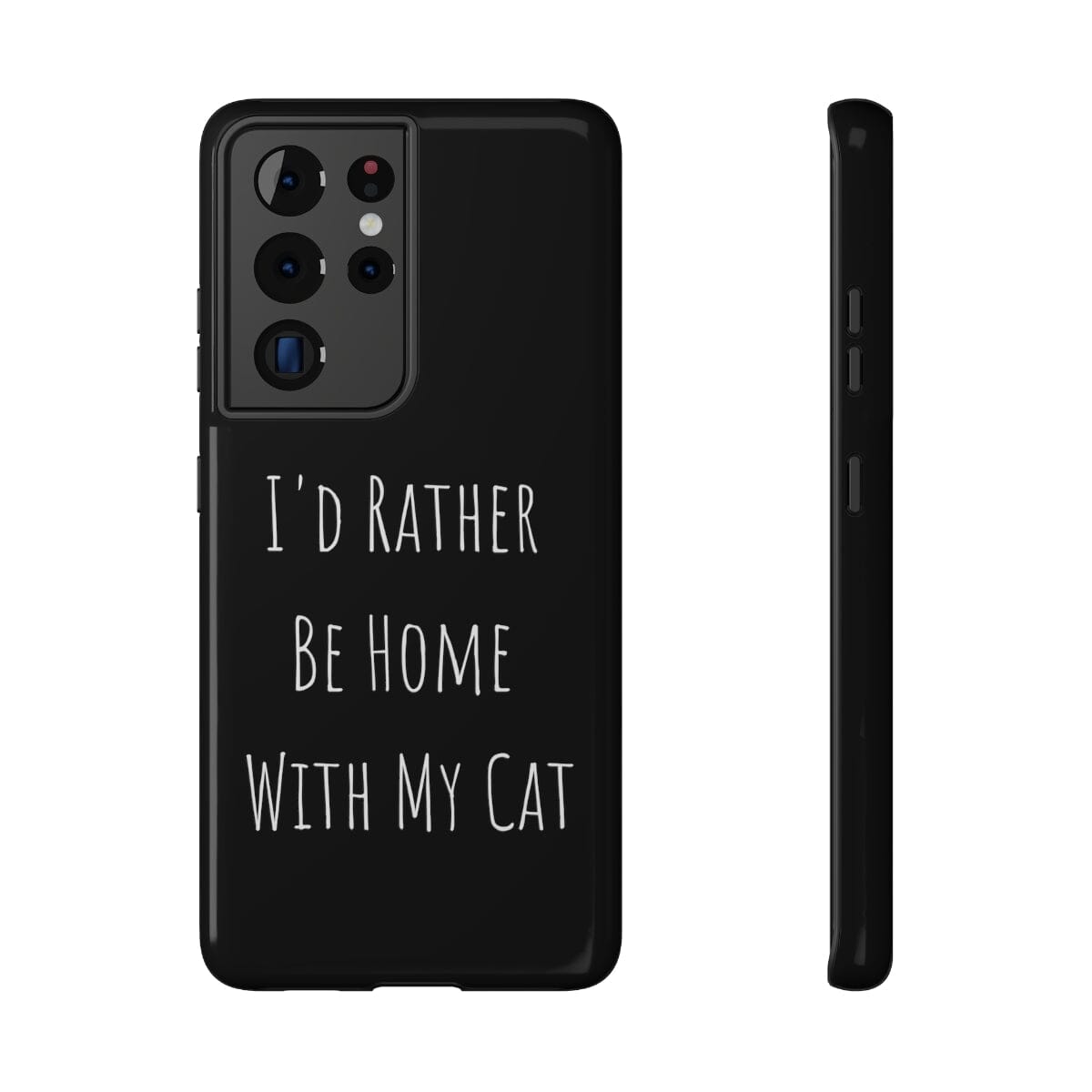I'd Rather Be Home With My Cat Tough Samsung Case