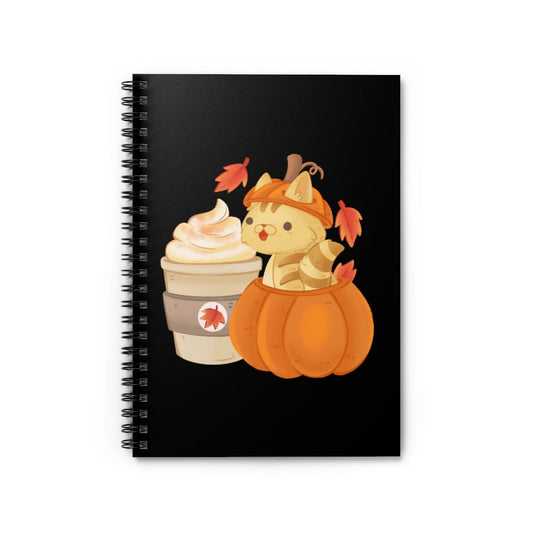 Pumpkin Spice Kitten Spiral Notebook