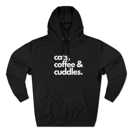 Cats Coffee & Cuddles Unisex Hoodie