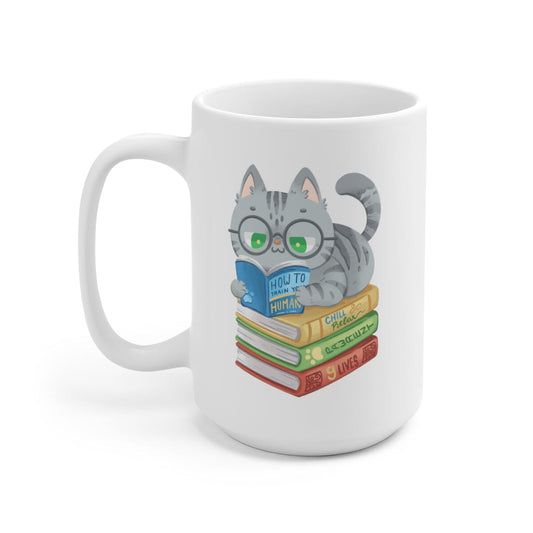 Cats and Books 15oz Mug