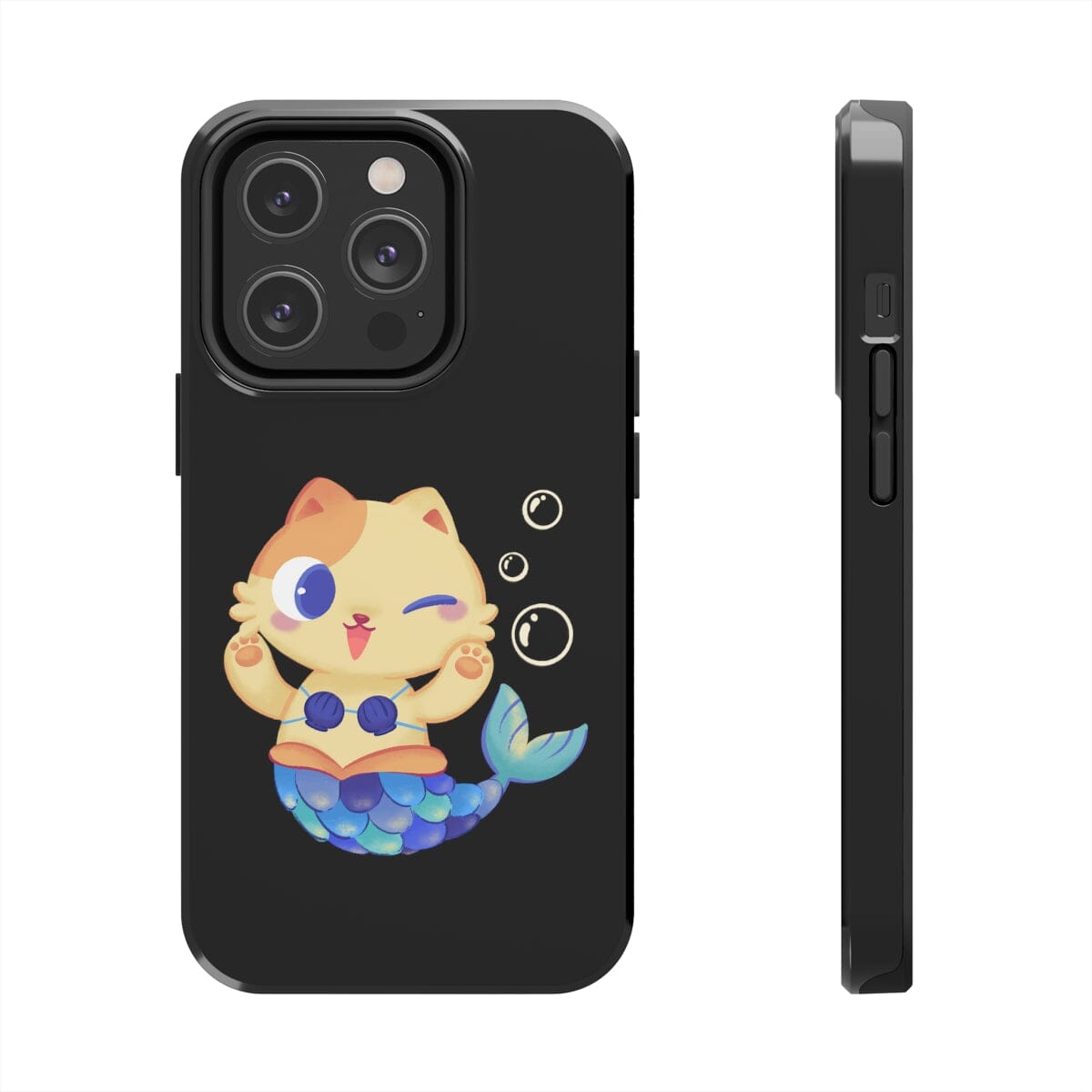 Meowmaid (Blue) Tough iPhone Case by Case Mate