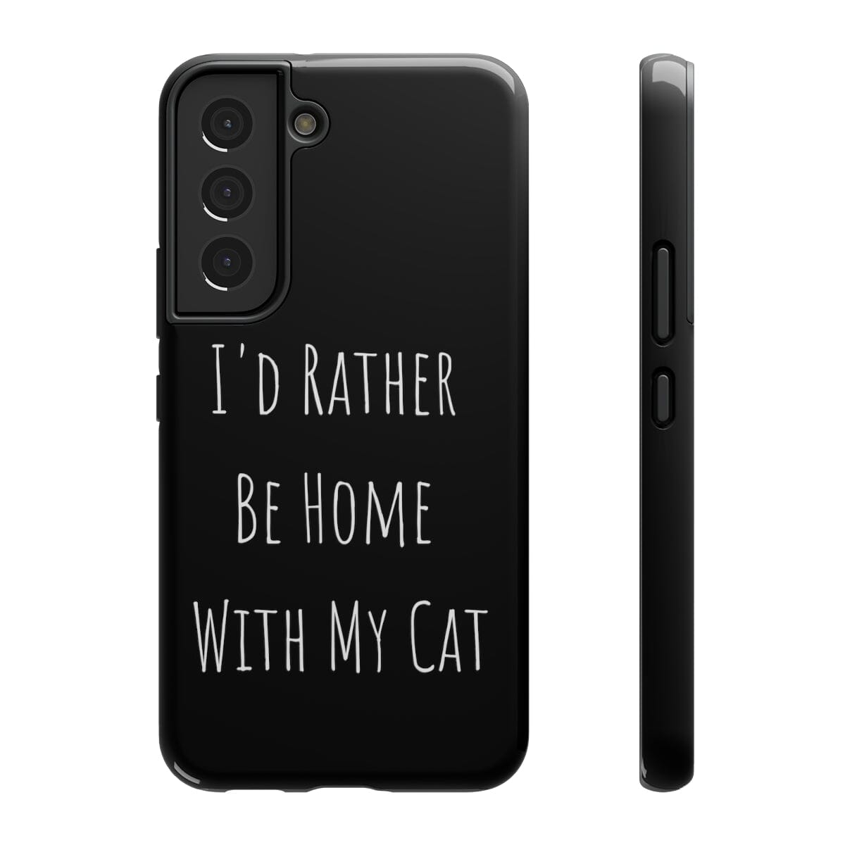 I'd Rather Be Home With My Cat Tough Samsung Case