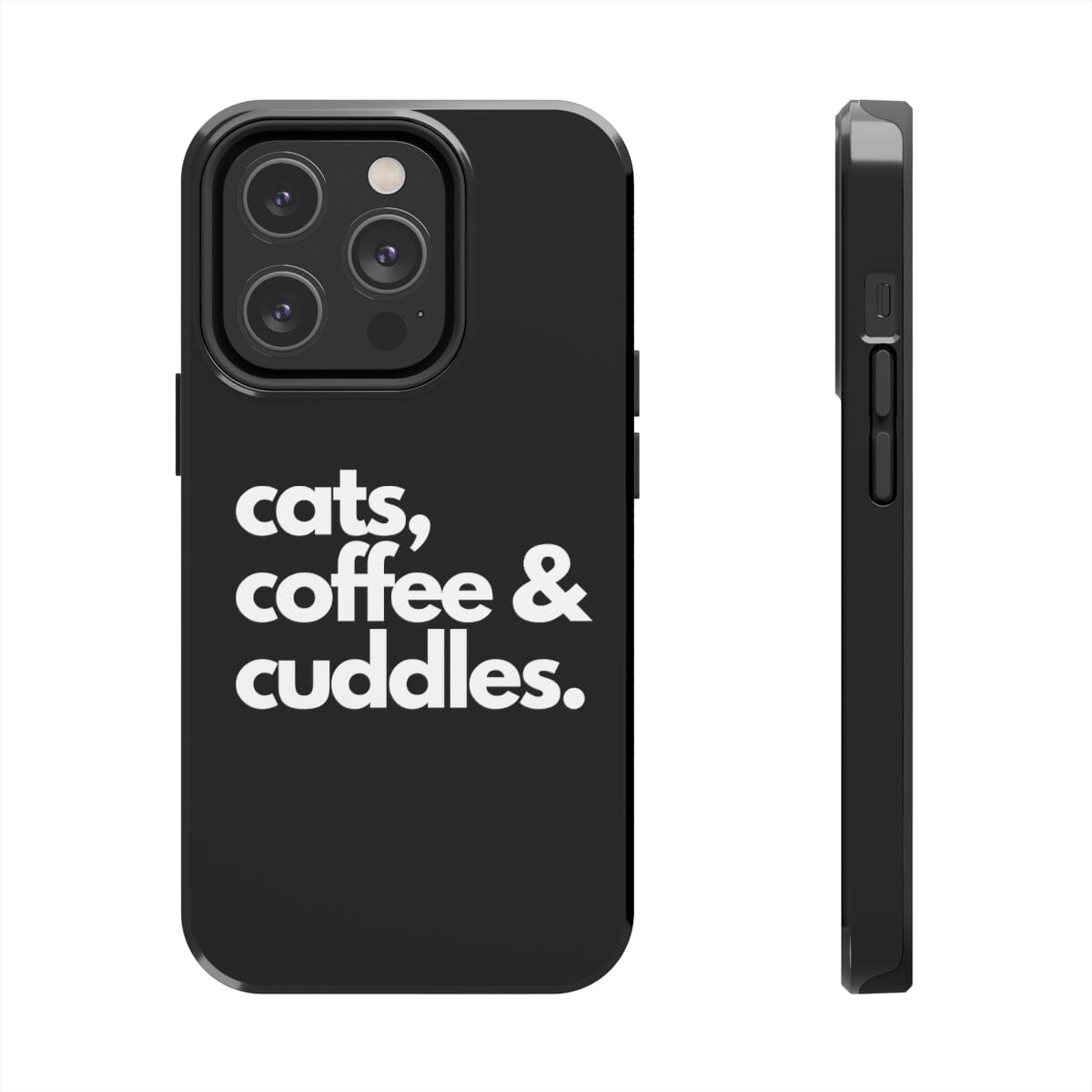 Cats Coffee & Cuddles Tough iPhone Case by Case Mate