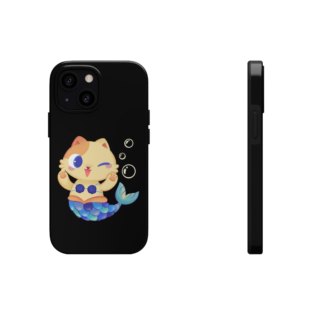 Meowmaid (Blue) Tough iPhone Case by Case Mate