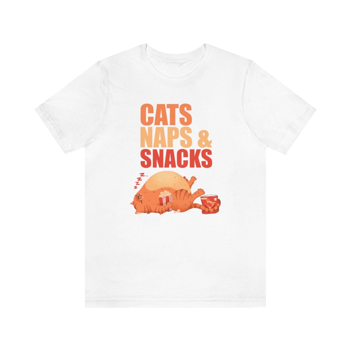 Cats Naps & Snacks Premium Unisex Tee